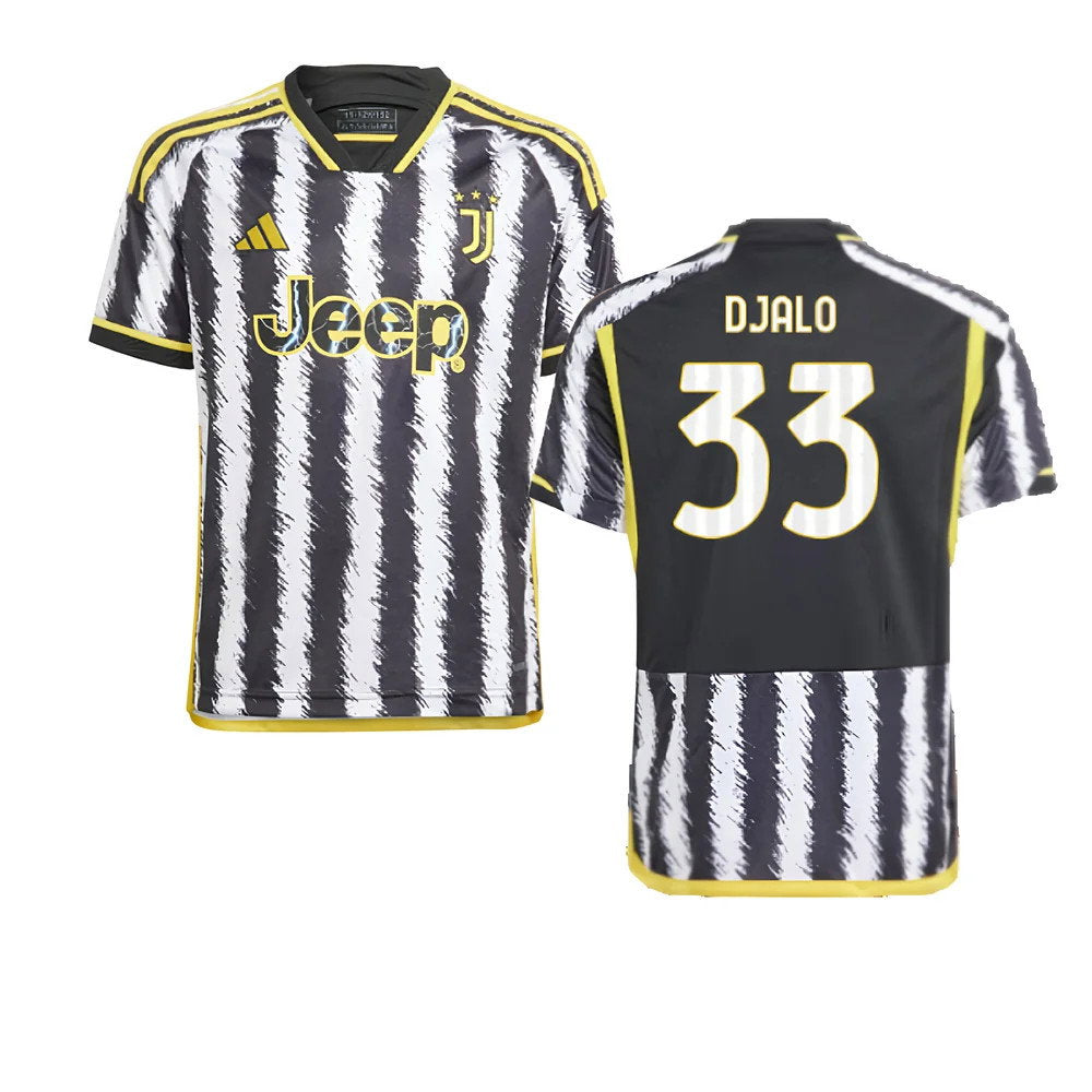 2023-2024 Juventus Home Shirt (Kids) (Djalo 33)_0