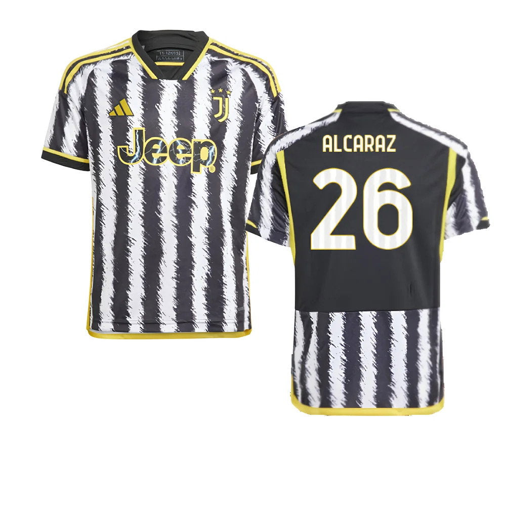 2023-2024 Juventus Home Shirt (Kids) (Alcaraz 26)_0