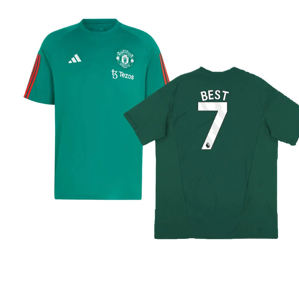 2023-2024 Man Utd Training Tee (Green) (Best 7)_0
