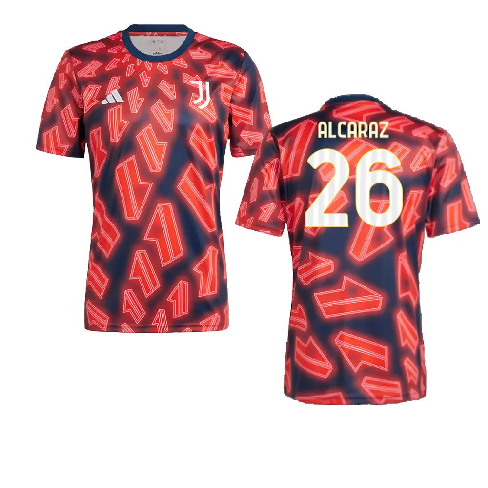 2023-2024 Juventus Pre Match Shirt (Night Indigo) (Alcaraz 26)_0