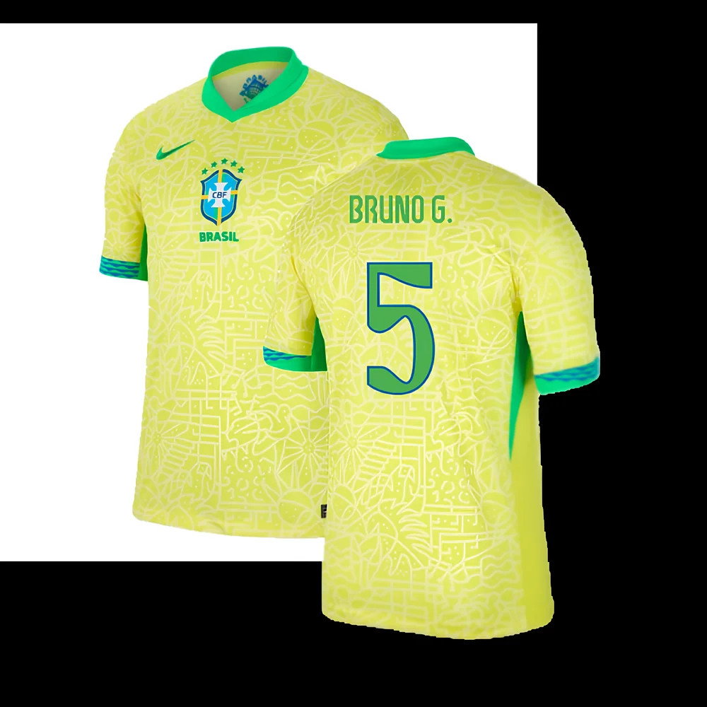 2024-2025 Brazil Home Shirt (Bruno G. 5)_0