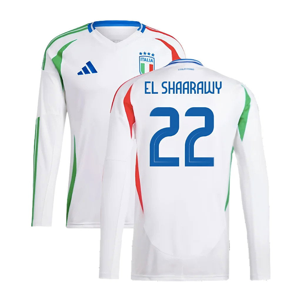 2024-2025 Italy Long Sleeve Away Shirt (EL SHAARAWY 22)_0