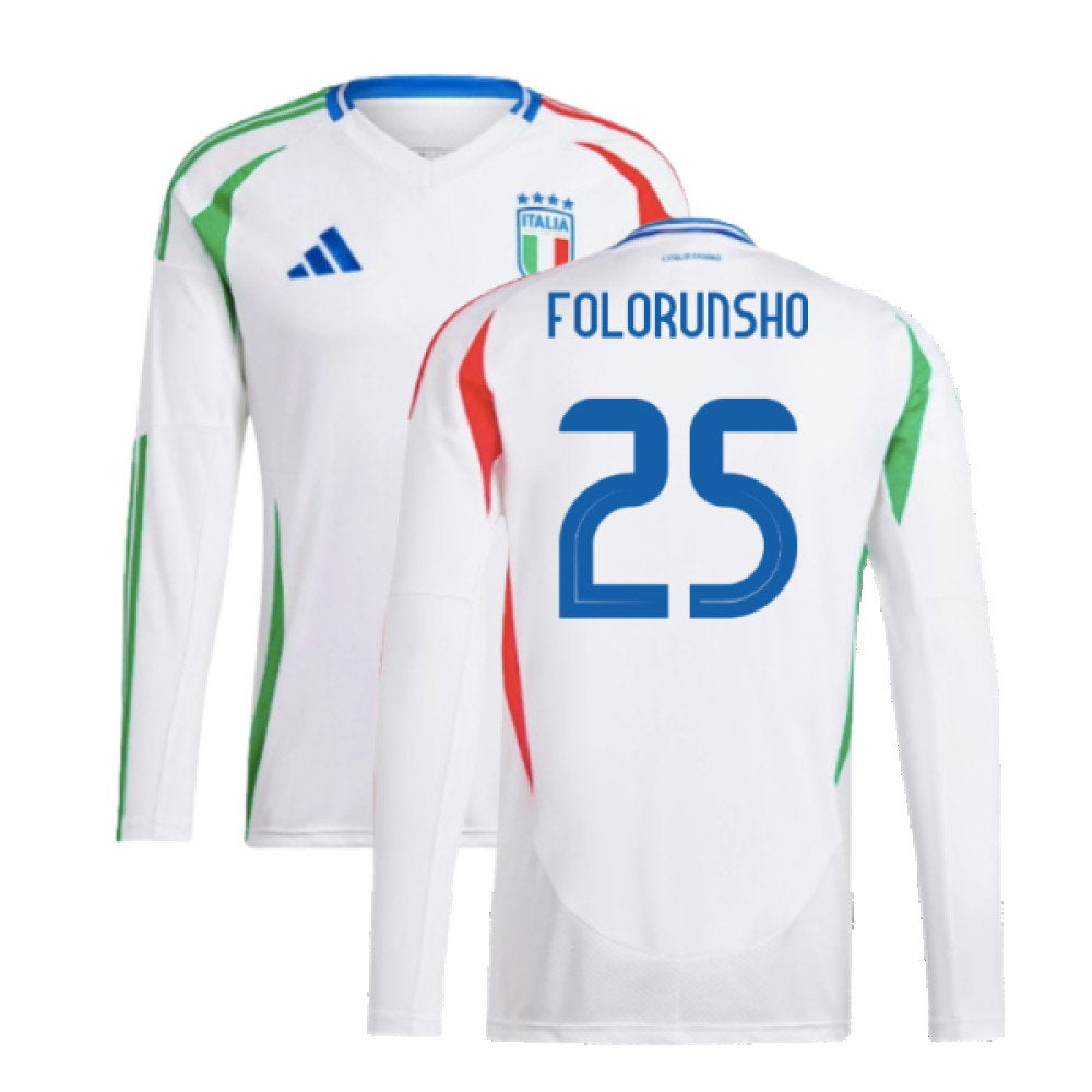 2024-2025 Italy Long Sleeve Away Shirt (FOLORUNSHO 25)_0