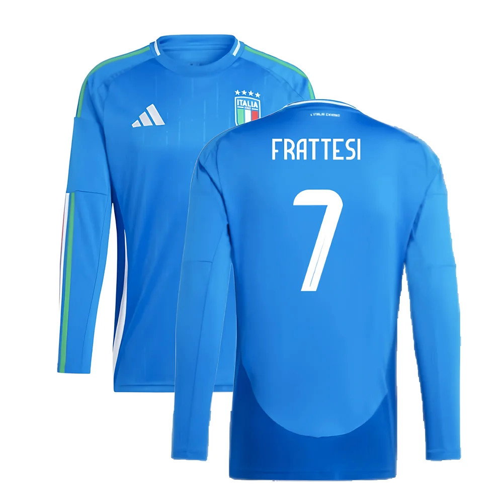 2024-2025 Italy Long Sleeve Home Shirt (FRATTESI 7)_0