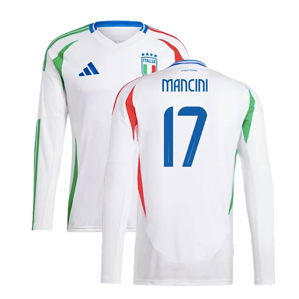 2024-2025 Italy Long Sleeve Away Shirt (MANCINI 17)_0