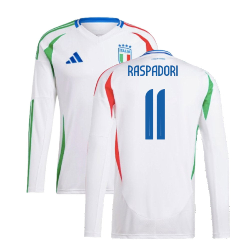 2024-2025 Italy Long Sleeve Away Shirt (RASPADORI 11)_0