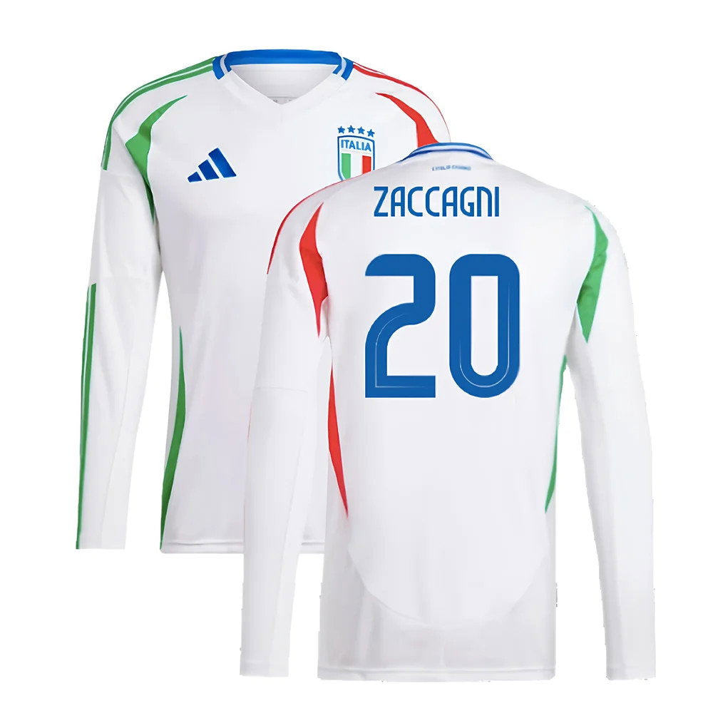 2024-2025 Italy Long Sleeve Away Shirt (ZACCAGNI 20)_0