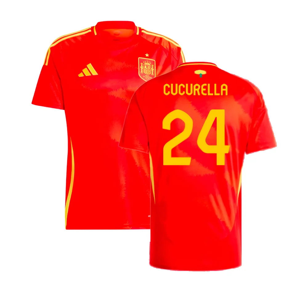 2024-2025 Spain Home Shirt (Cucurella 24)_0