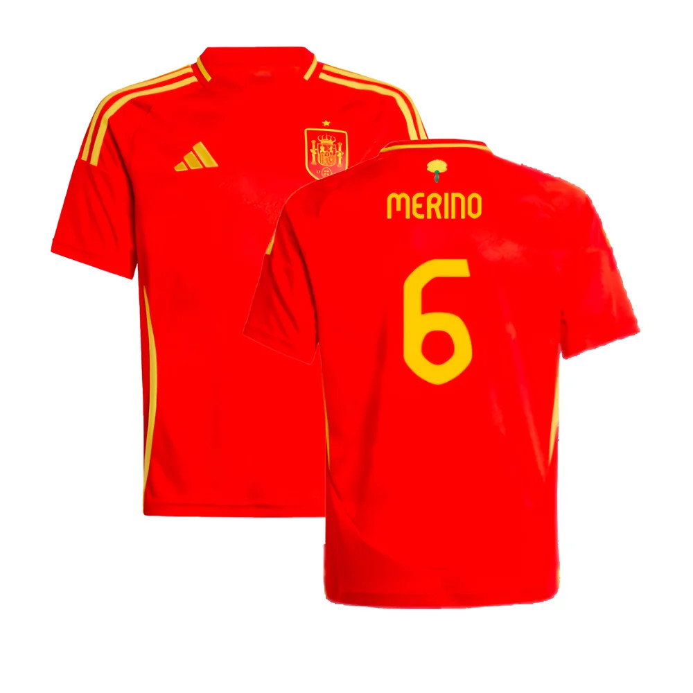 2024-2025 Spain Home Shirt (Kids) (Merino 6)_0