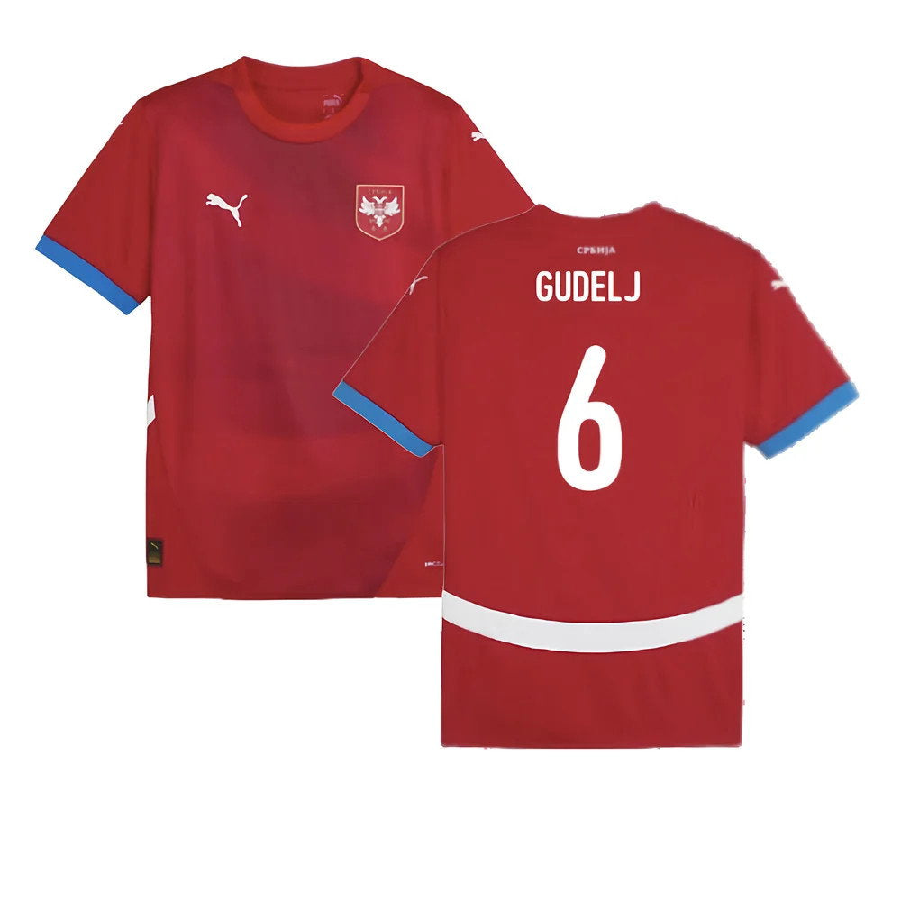 2024-2025 Serbia Home Shirt (Gudelj 6)_0