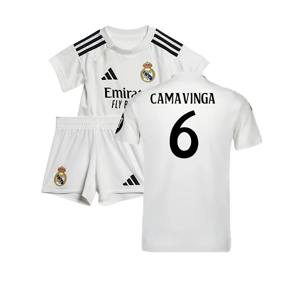 2024-2025 Real Madrid Home Baby Kit (Camavinga 6)_0