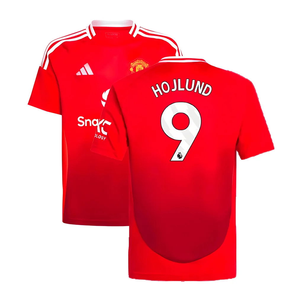 2024-2025 Man Utd Home Shirt (Kids) (Hojlund 9)_0