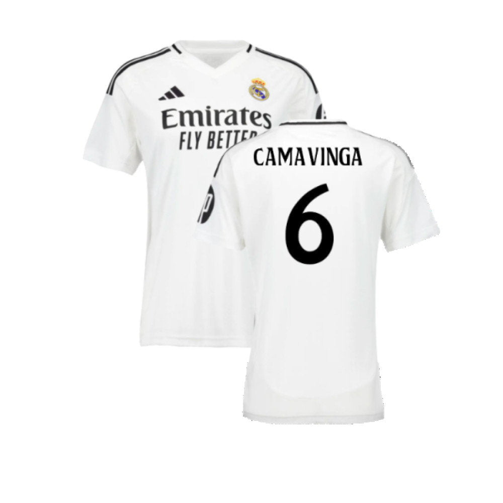 2024-2025 Real Madrid Home Shirt (Womens) (Camavinga 6)_0