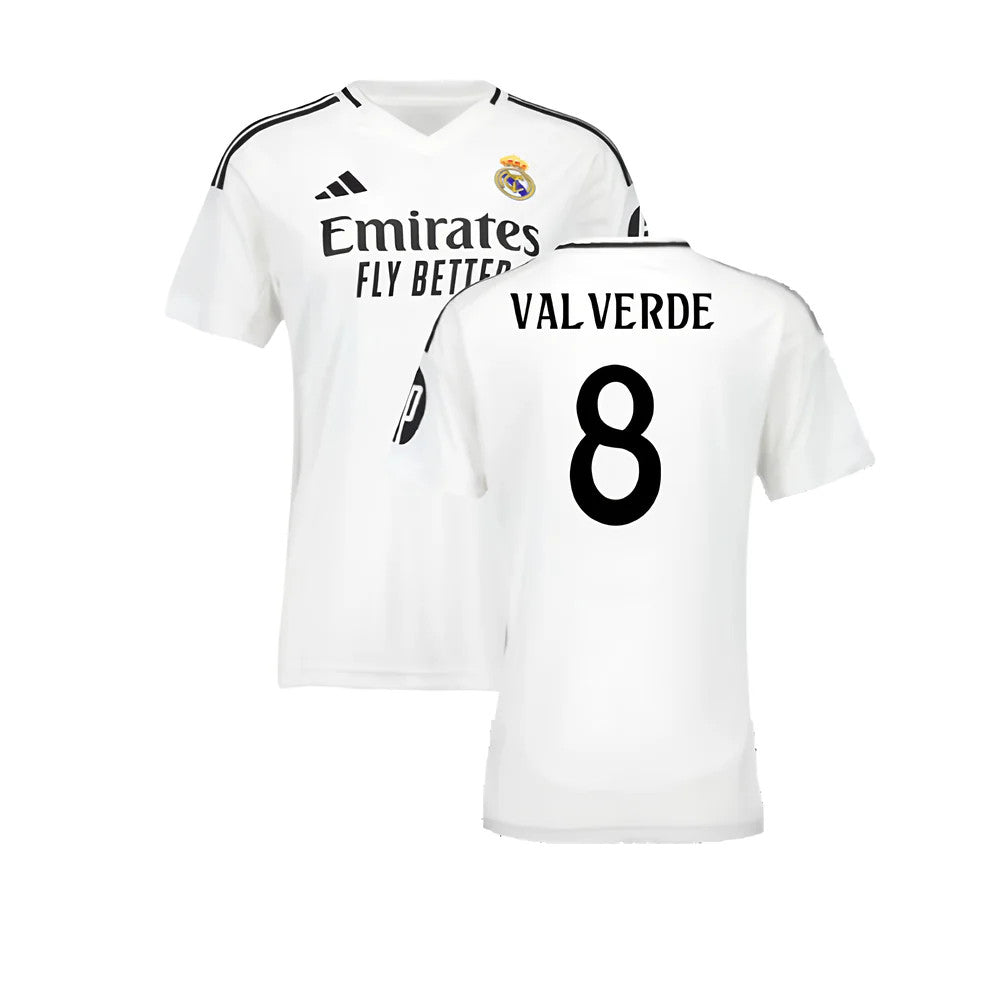 2024-2025 Real Madrid Home Shirt (Womens) (Valverde 8)_0