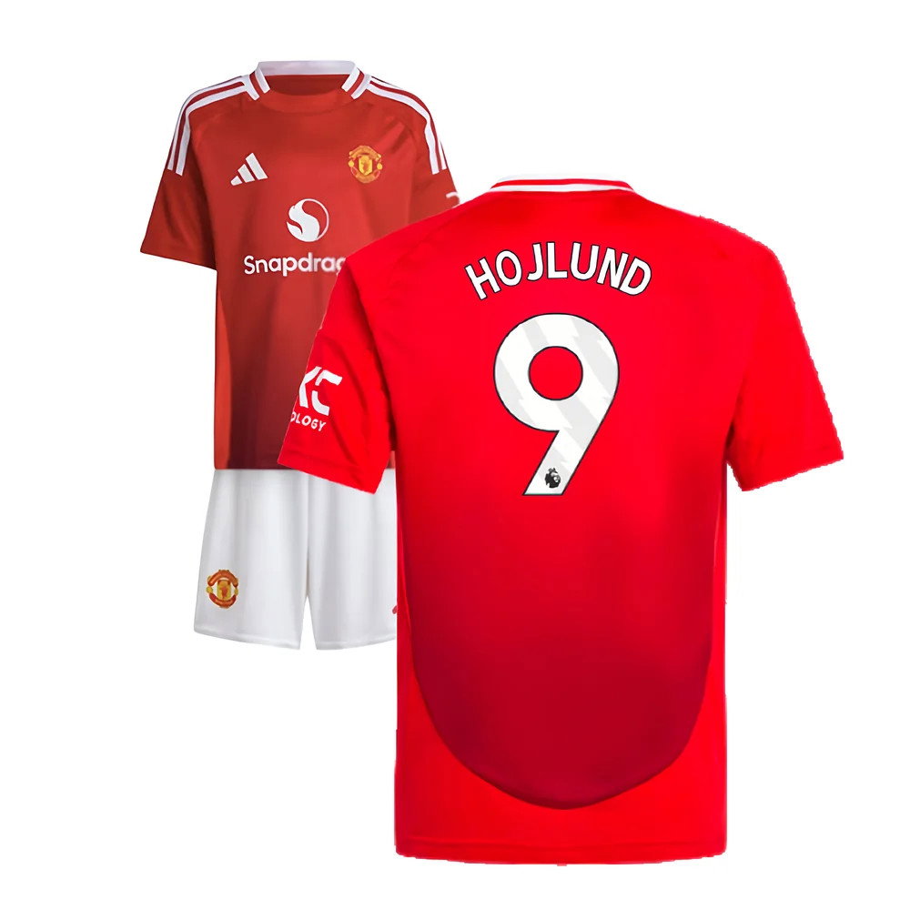 2024-2025 Man Utd Home Mini Kit (Hojlund 9)_0