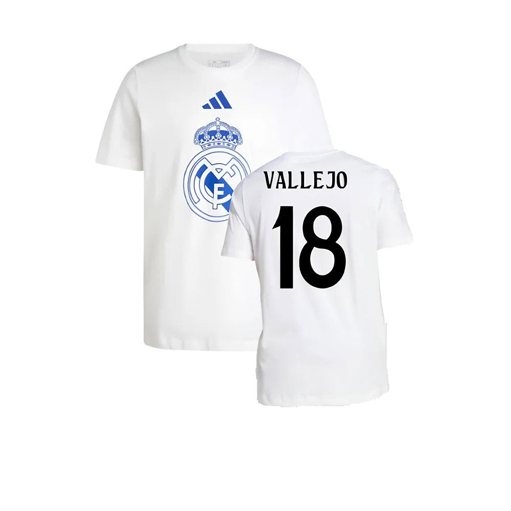 2024-2025 Real Madrid DNA Graphic Tee (White) (Vallejo 18)_0