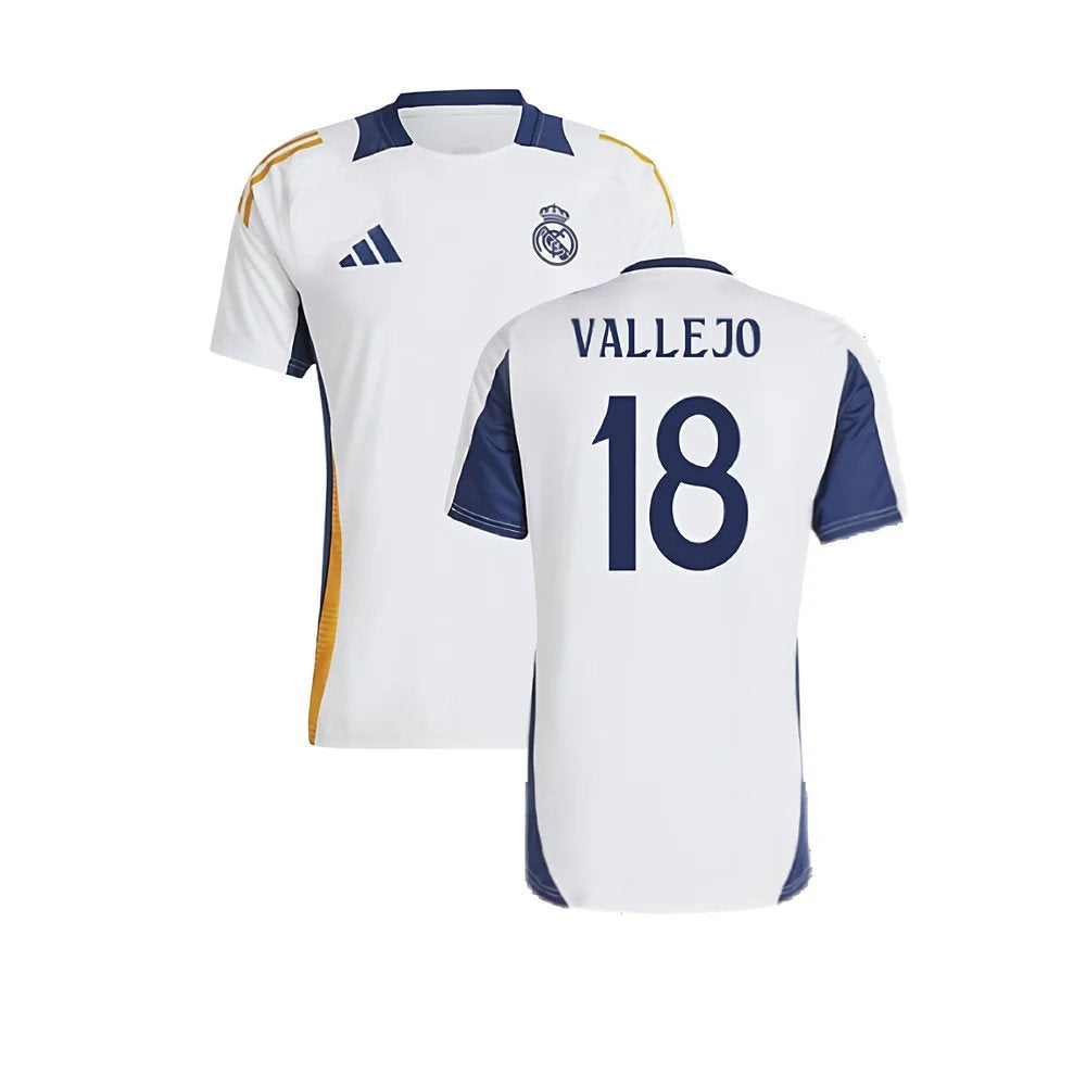 2024-2025 Real Madrid Training Shirt (White) (Vallejo 18)_0