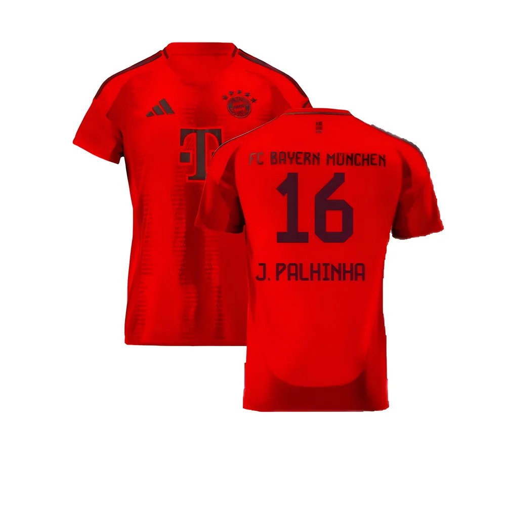 2024-2025 Bayern Munich Home Shirt (Kids) (J. Palhinha 16)_0