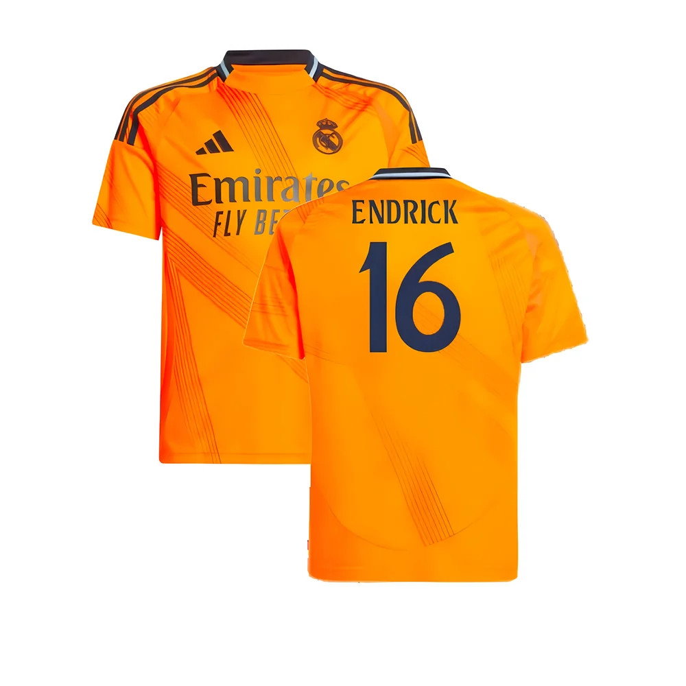 2024-2025 Real Madrid Away Shirt (Kids) (Endrick 16)_0