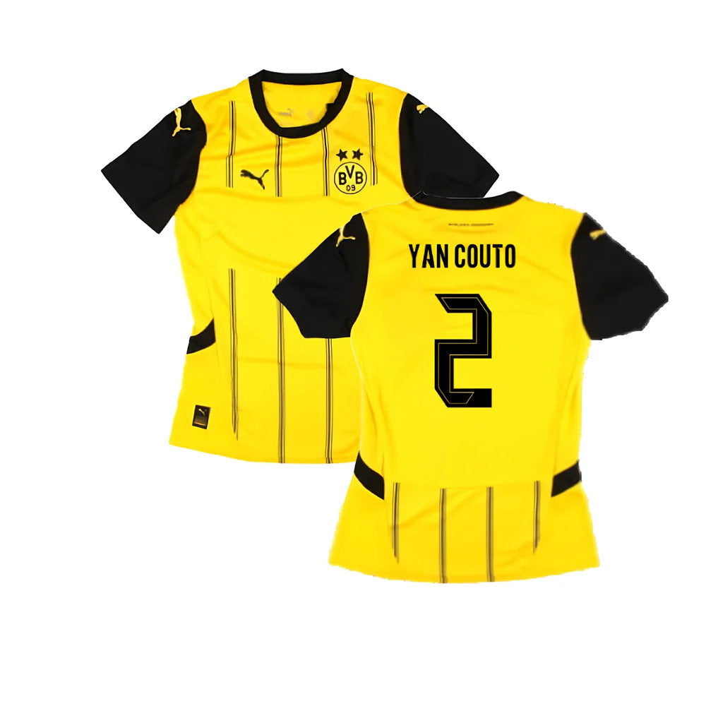 2024-2025 Borussia Dortmund Home Shirt (Ladies) (Yan Couto 2)_0