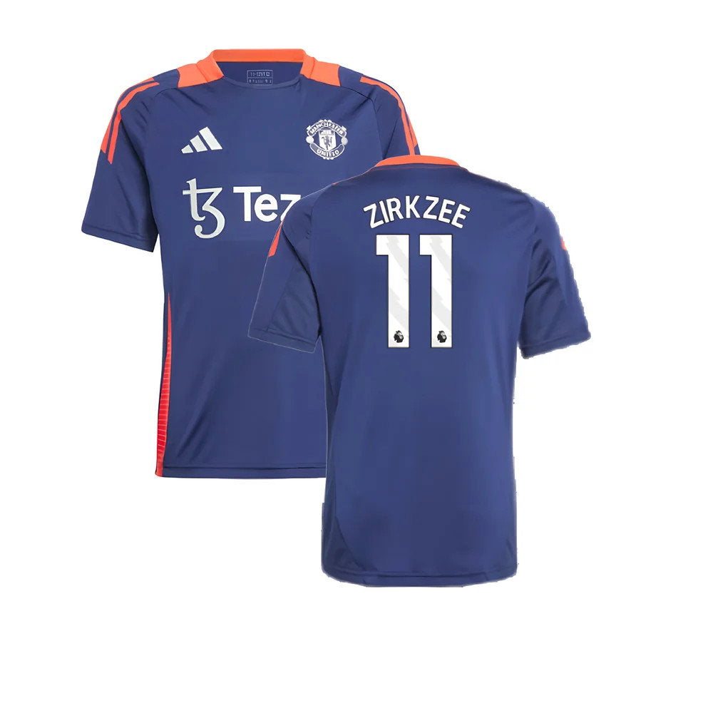 2024-2025 Man Utd Training Jersey (Night Indigo) - Kids (Zirkzee 11)_0