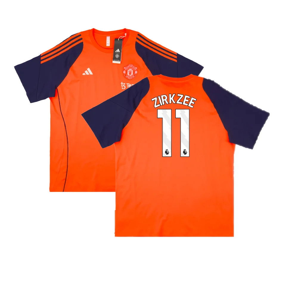 2024-2025 Man Utd Training Tee (Red) (Zirkzee 11)_0