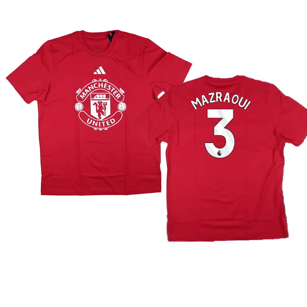 2024-2025 Man Utd DNA Graphic Tee (Red) (Mazraoui 3)_0