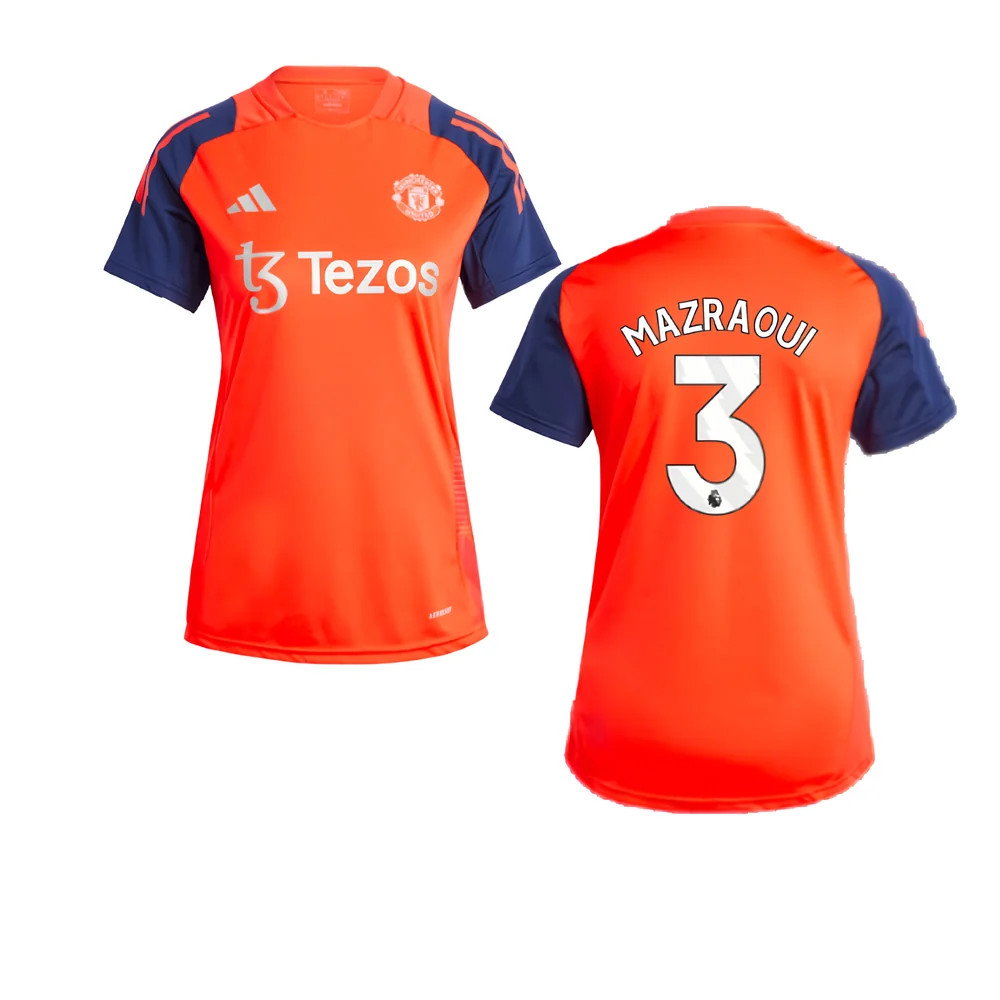 2024-2025 Man Utd Training Jersey (Red) - Womens (Mazraoui 3)_0