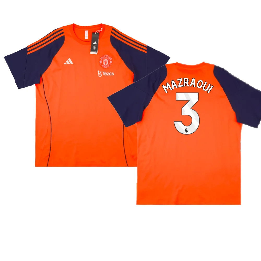 2024-2025 Man Utd Training Tee (Red) (Mazraoui 3)_0