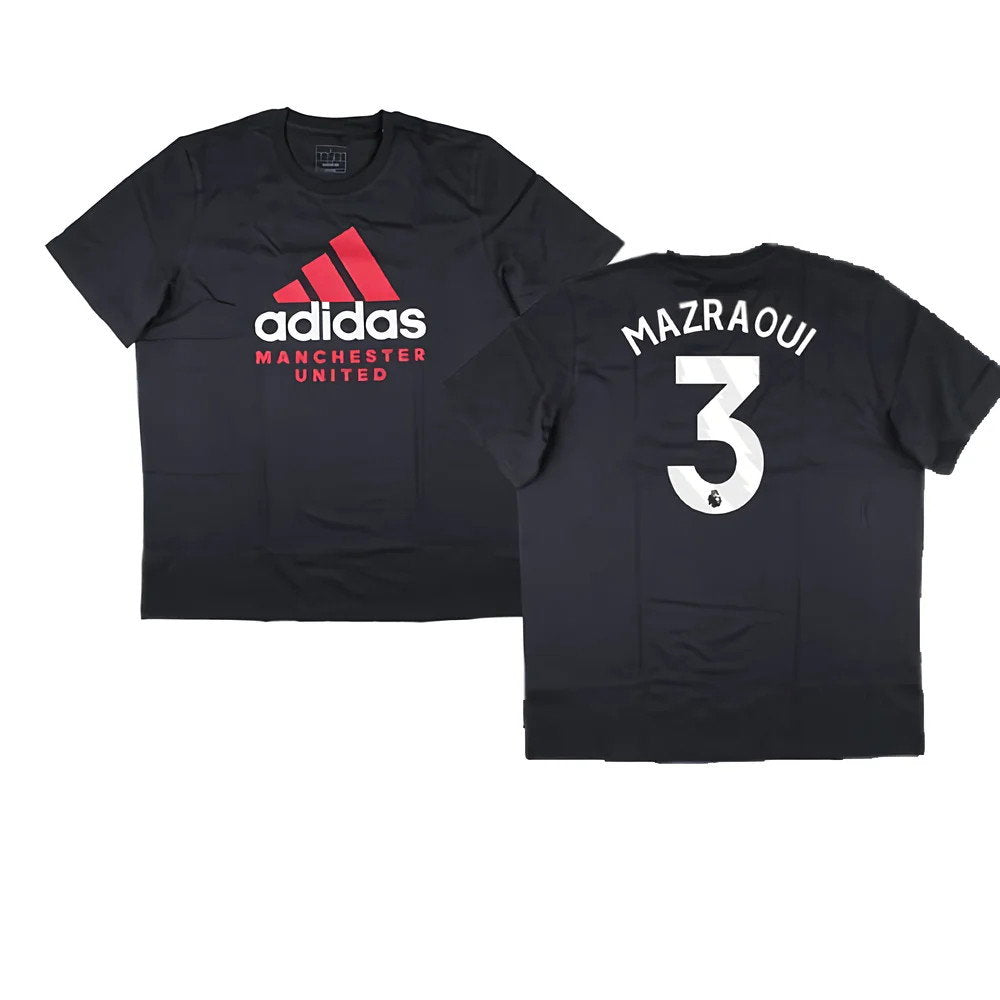2024-2025 Man Utd Seasonal Graphic Tee (Night Grey) (Mazraoui 3)_0