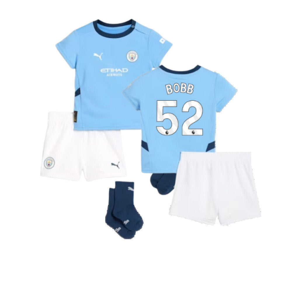 2024-2025 Man City Home Baby Kit (Bobb 52)_0