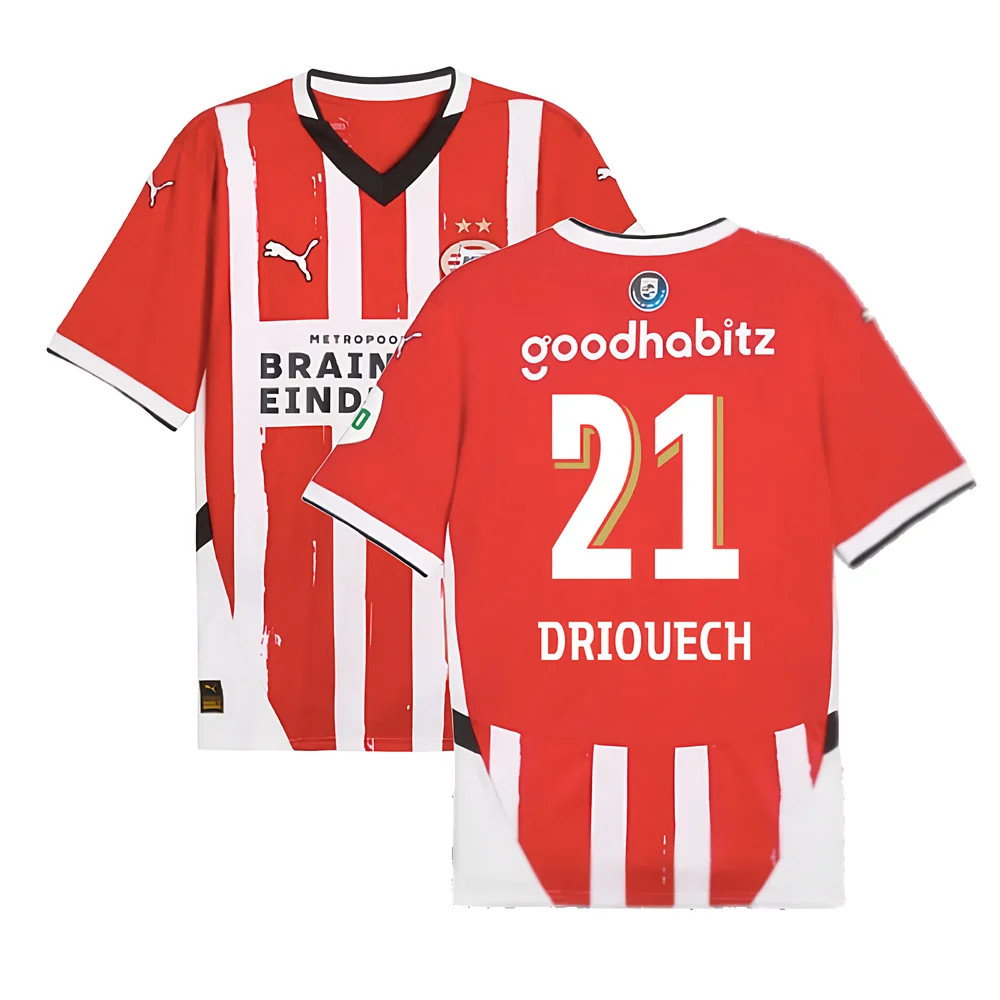 2024-2025 PSV Eindhoven Home Shirt (Driouech 21)_0