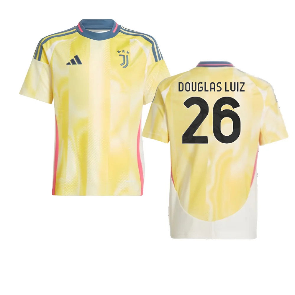 2024-2025 Juventus Away Shirt (Kids) (Douglas Luiz 26)_0
