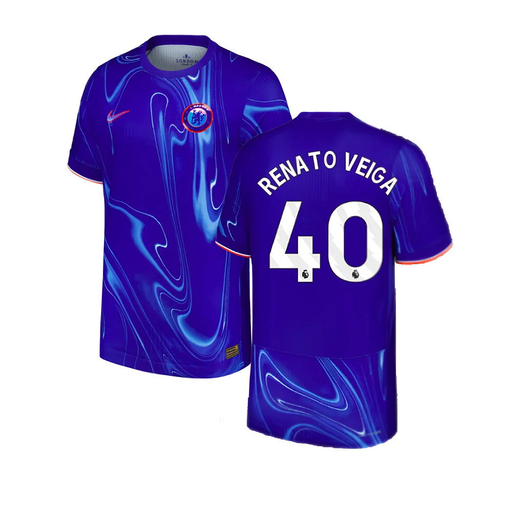 2024-2025 Chelsea Home Authentic Dri-Fit ADV Shirt (Renato Veiga 40)_0