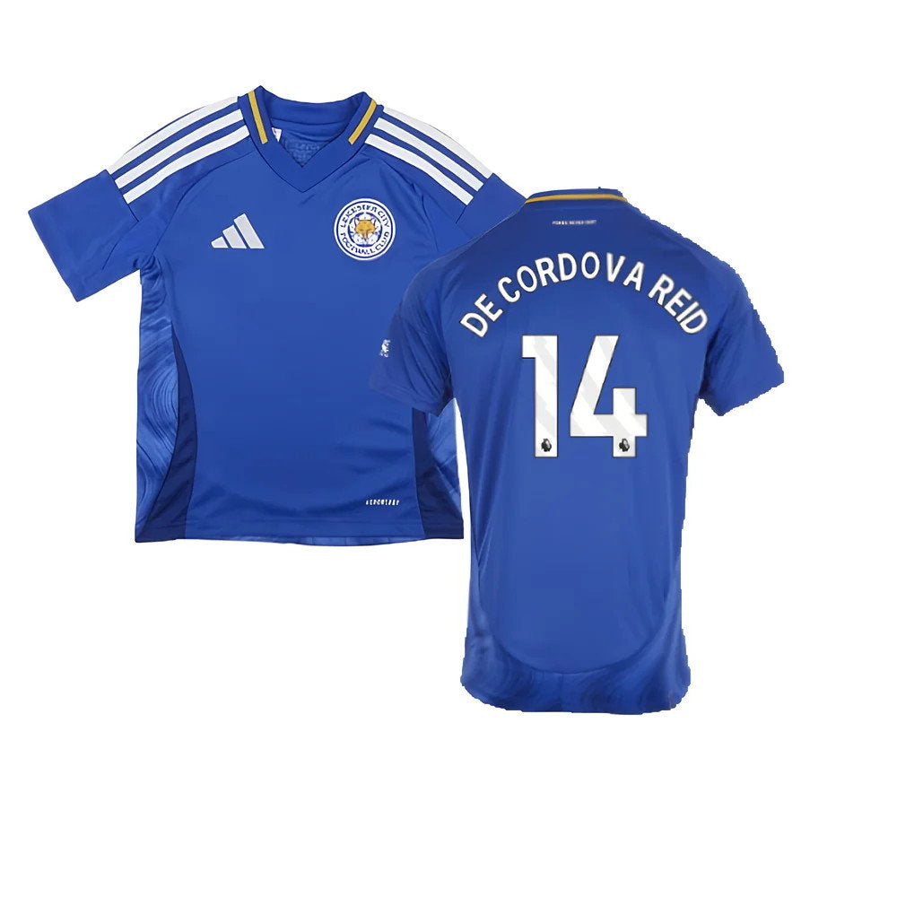 2024-2025 Leicester City Home Shirt (Kids) (De Cordova Reid 14)_0