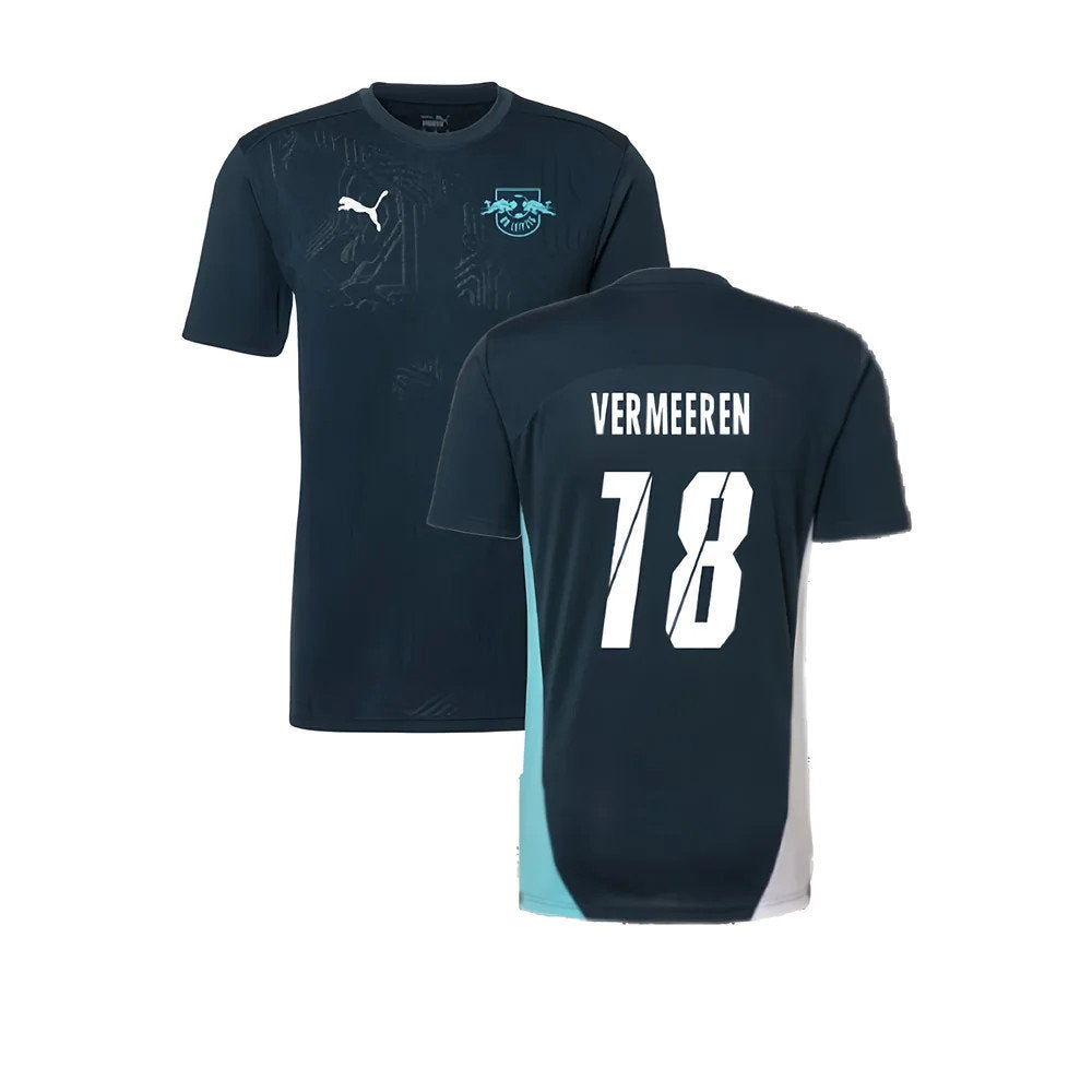 2024-2025 Red Bull Leipzig Training Shirt (Dark Night) (Vermeeren 18)_0