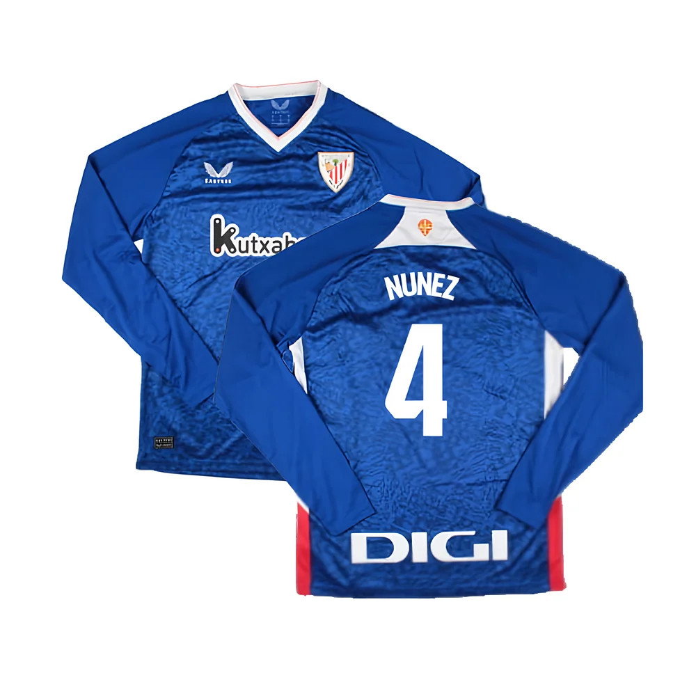2024-2025 Athletic Bilbao Long Sleeve Away Shirt (Nunez 4)_0