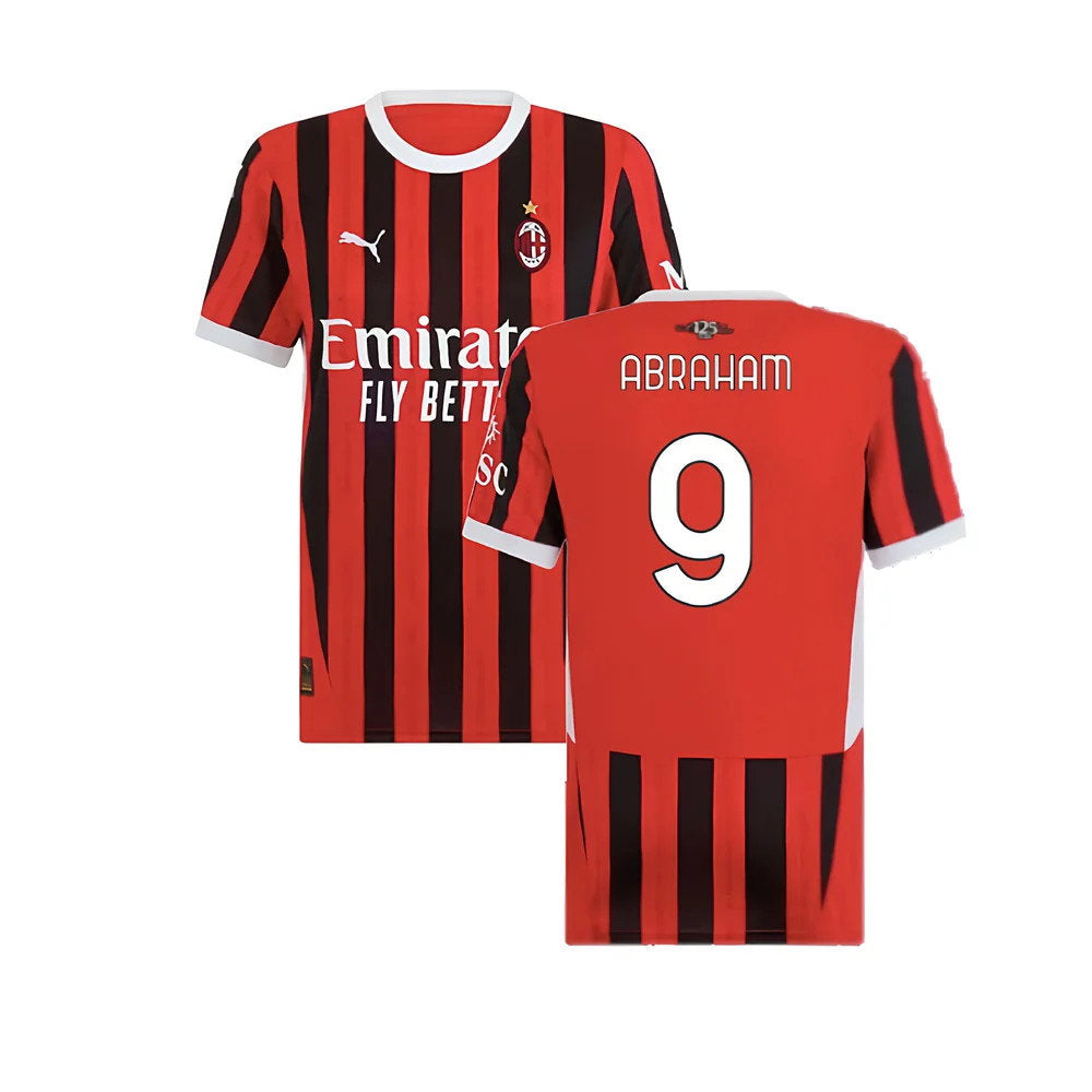 2024-2025 AC Milan Home Shirt (Womens) (Abraham 9)_0