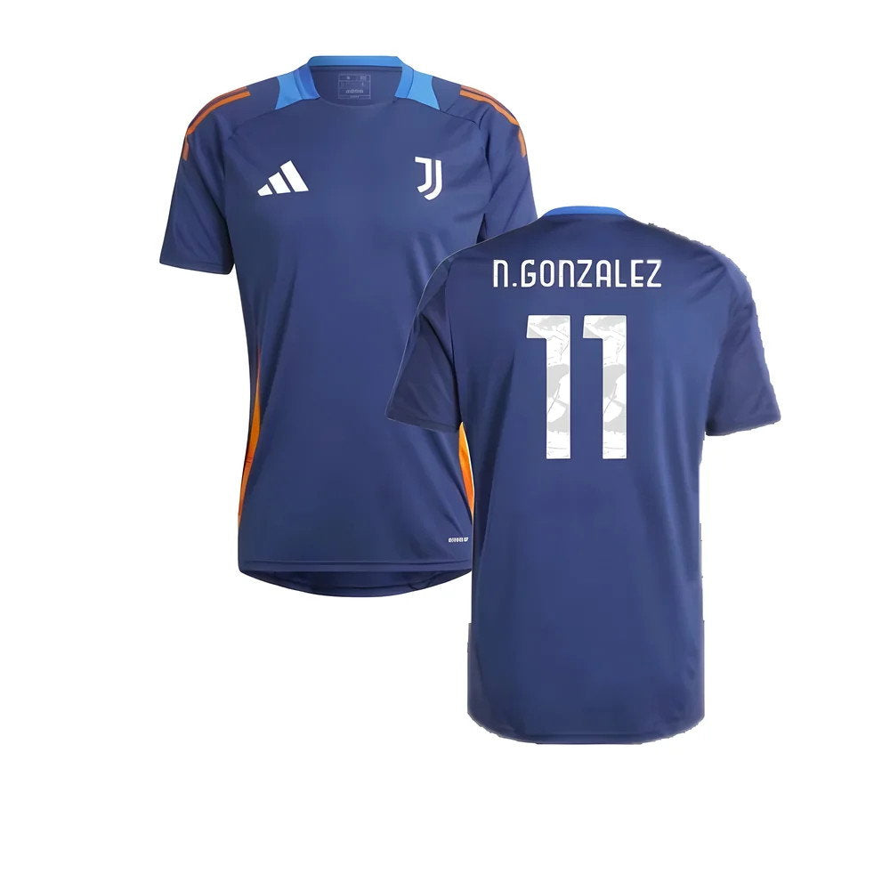 2024-2025 Juventus Training Jersey (Navy) (N.Gonzalez 11)_0