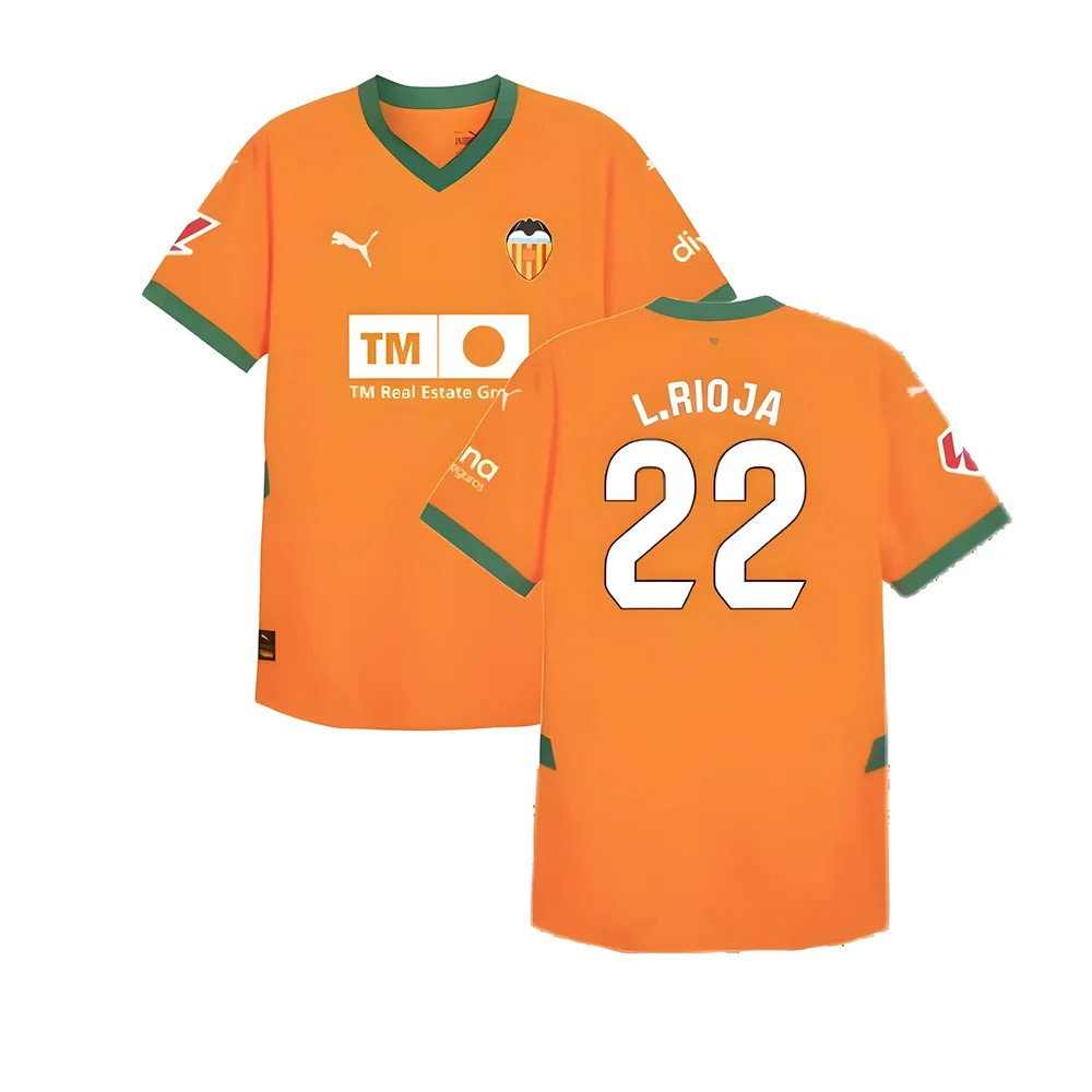 2024-2025 Valencia Third Shirt (Kids) (L.Rioja 22)_0