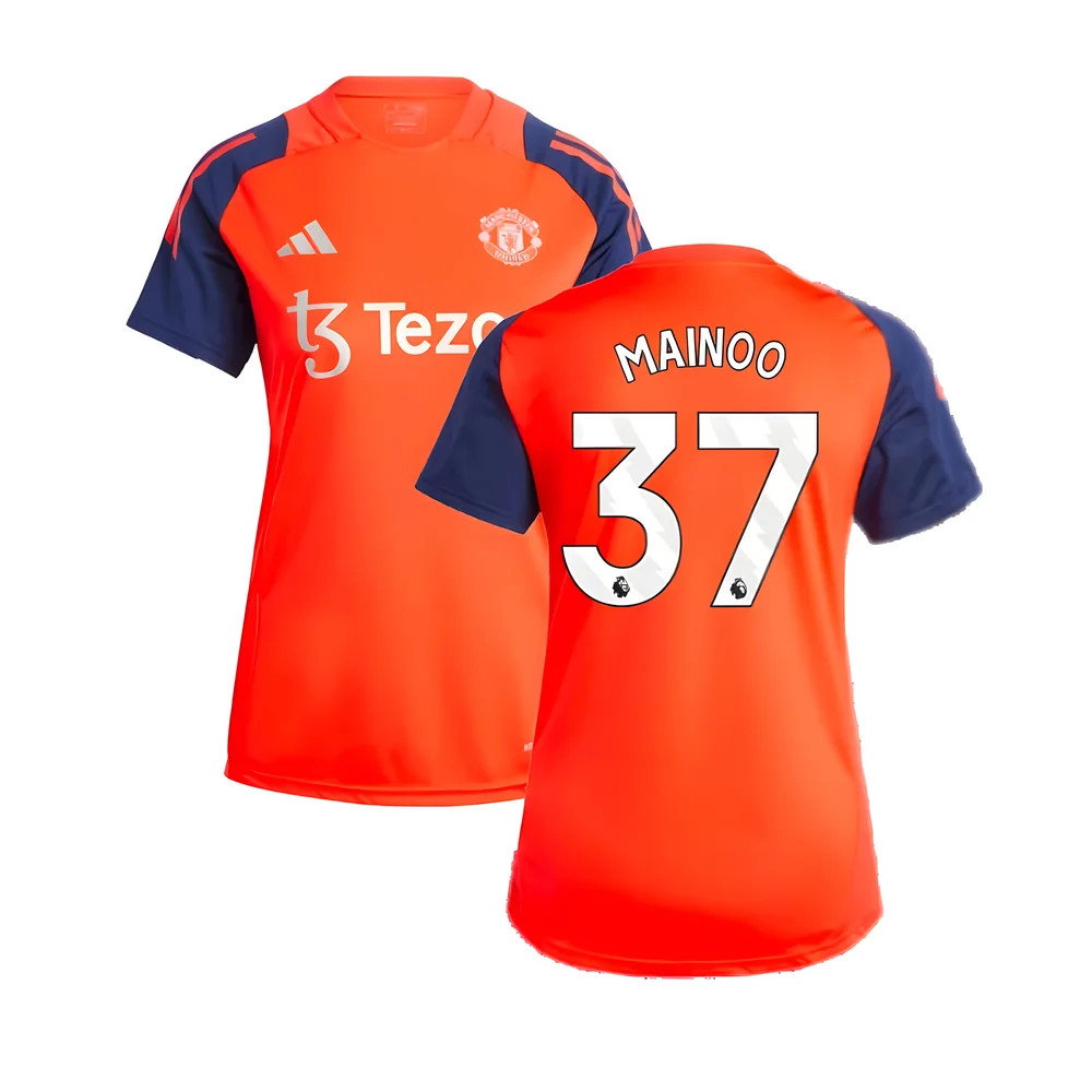 2024-2025 Man Utd Training Jersey (Red) - Womens (Mainoo 37)_0