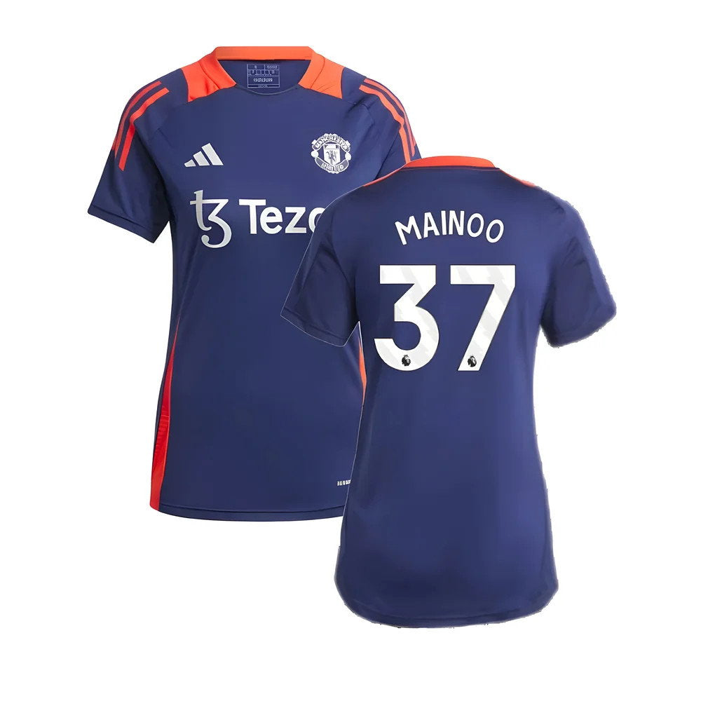 2024-2025 Man Utd Training Jersey (Night Indigo) - Womens (Mainoo 37)_0