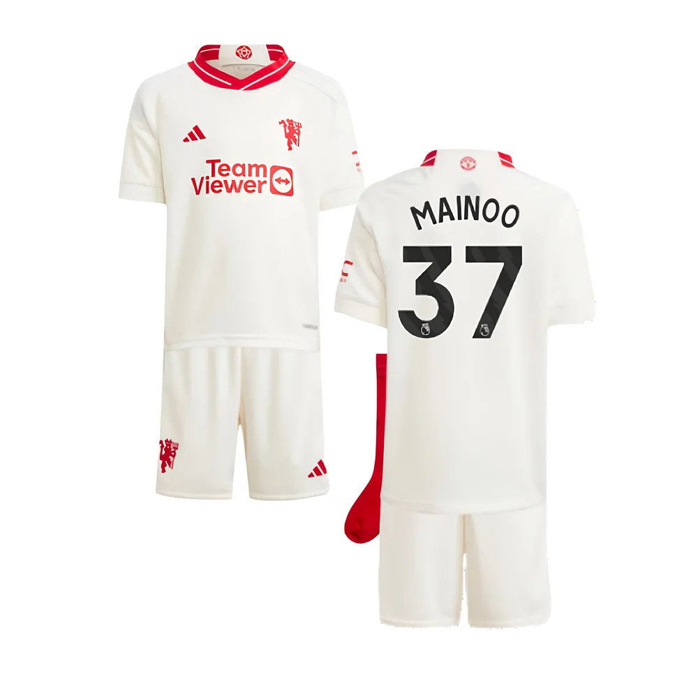 2023-2024 Man Utd Third Mini Kit (Mainoo 37)_0