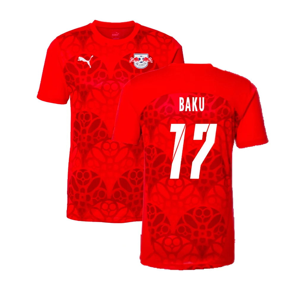 2024-2025 Red Bull Leipzig Pre-Match Shirt (Red) (Baku 17)_0