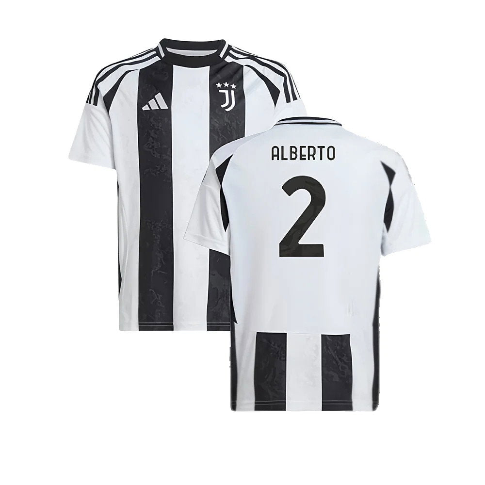 2024-2025 Juventus Home Shirt (Kids) (Alberto 2)_0