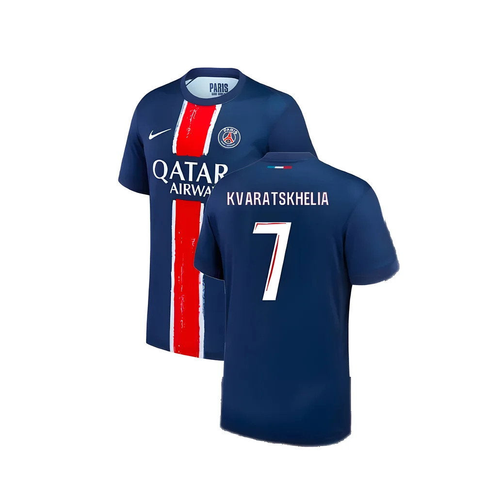 2024-2025 PSG Paris Saint Germain Home Shirt (Kids) (Kvaratskhelia 7)_0