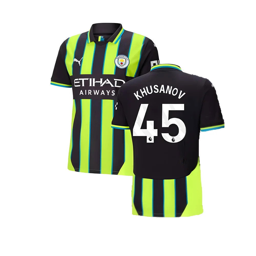 2024-2025 Man City Away Shirt (Khusanov 45)_0
