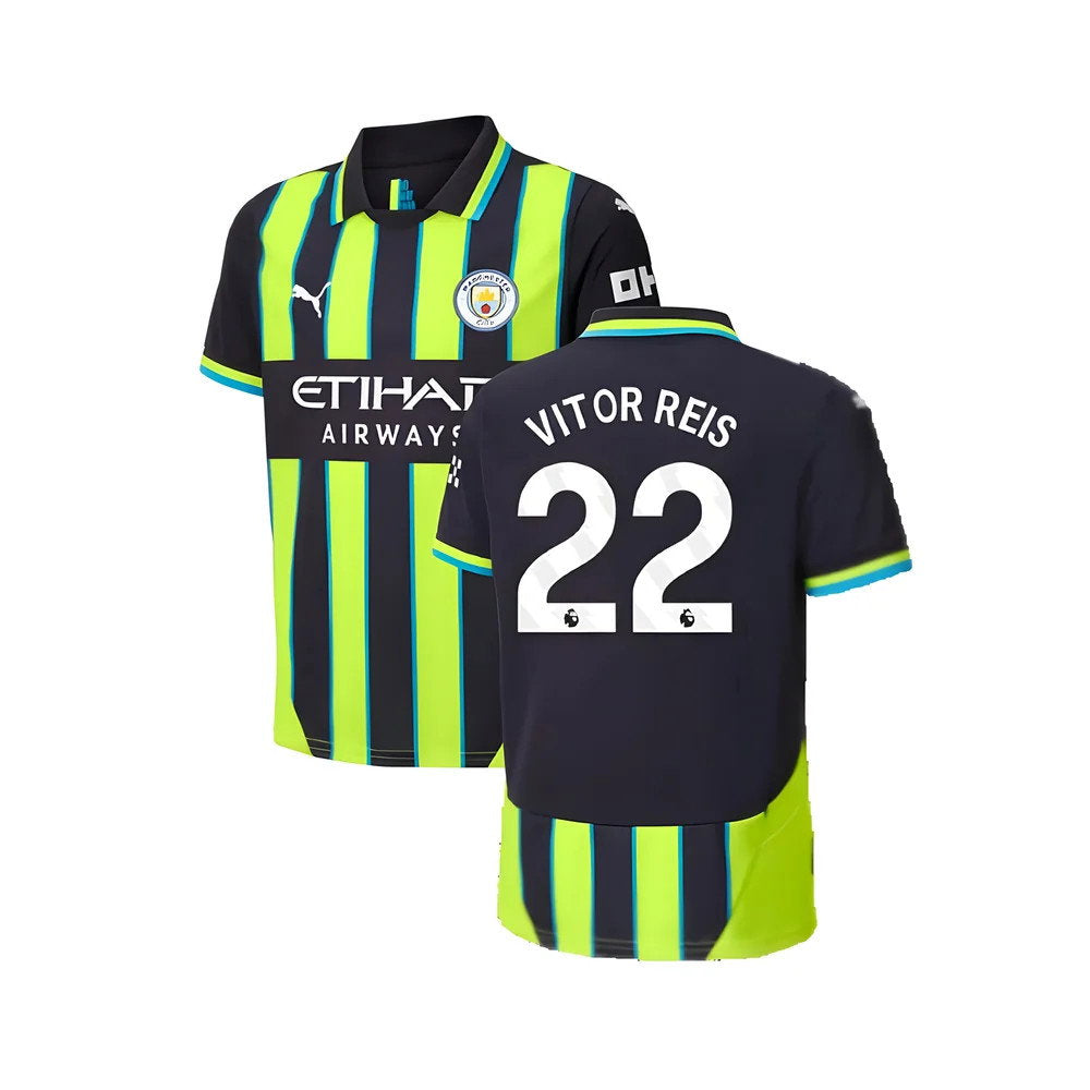 2024-2025 Man City Away Shirt (Kids) (Vitor Reis 22)_0