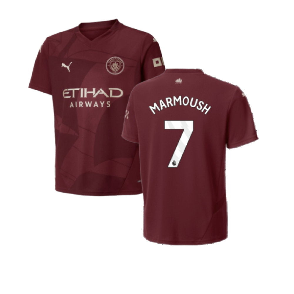 2024-2025 Man City Third Shirt (Kids) (Marmoush 7)_0