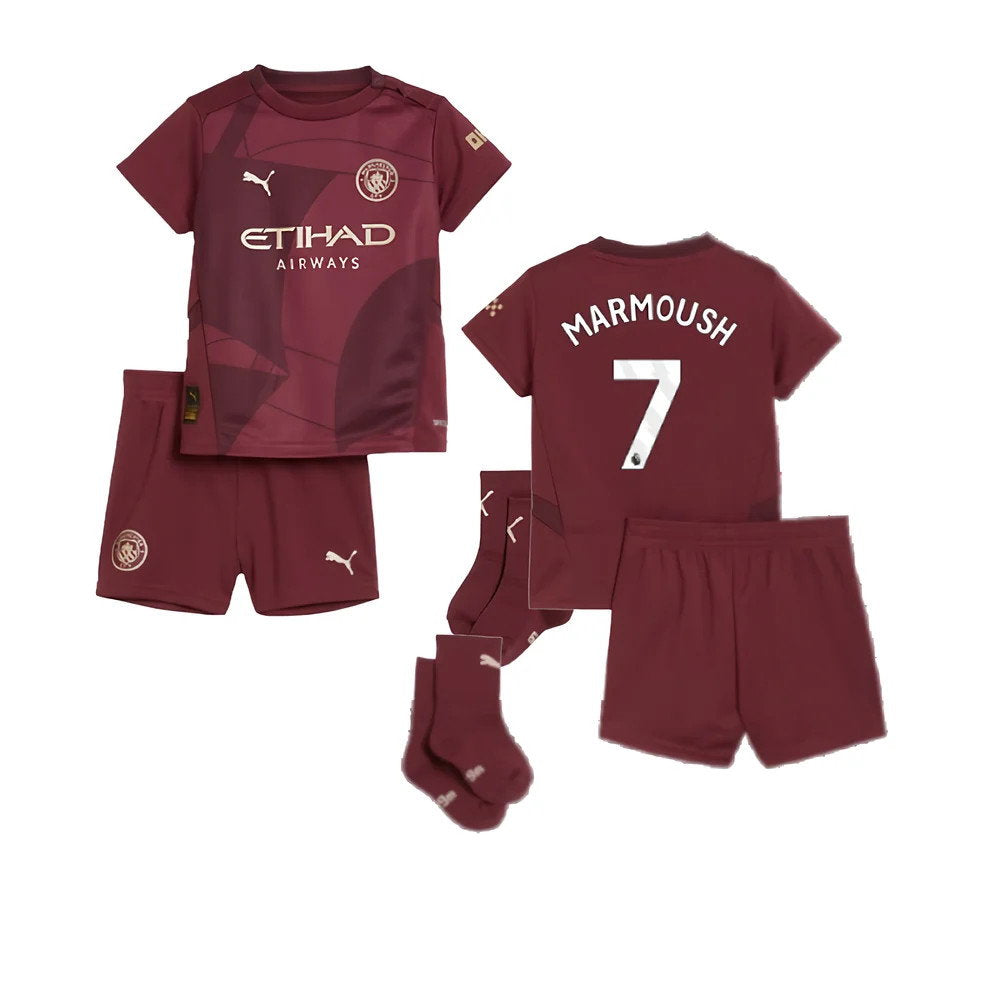 2024-2025 Man City Third Baby Kit (Marmoush 7)_0